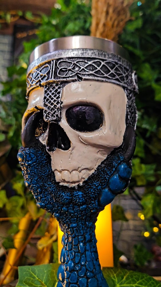 ๐The Armored Kingdom Dracogrip Relic Skull Goblet