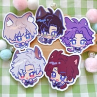 Image 1 of Love And Deepspace Big Head Kitty Stickers