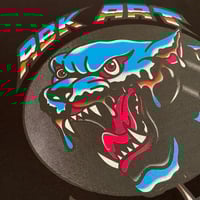 Image 3 of CHROME PANTHER TEE - BLACK