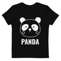 Image 2 of WHITE PANDA ORGANIC T-SHIRT