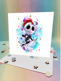 Christmas Jack And Zero Card