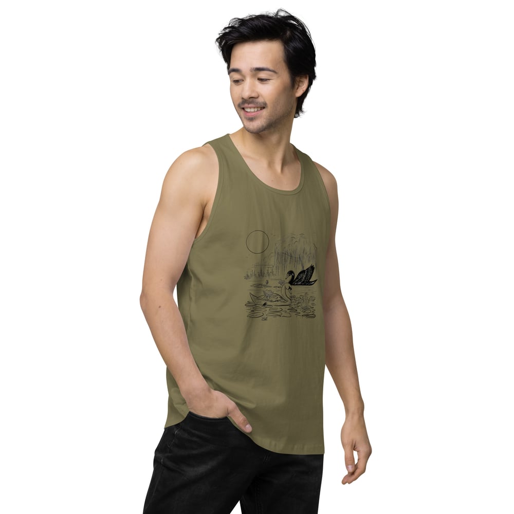 Swan Lake Men’s premium tank top