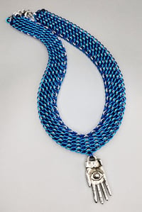 Image 2 of Evil Eye Protective Talisman Necklace