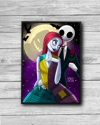 Simply Meant To Be | Jack and Sally inspired 8x10 Art Print