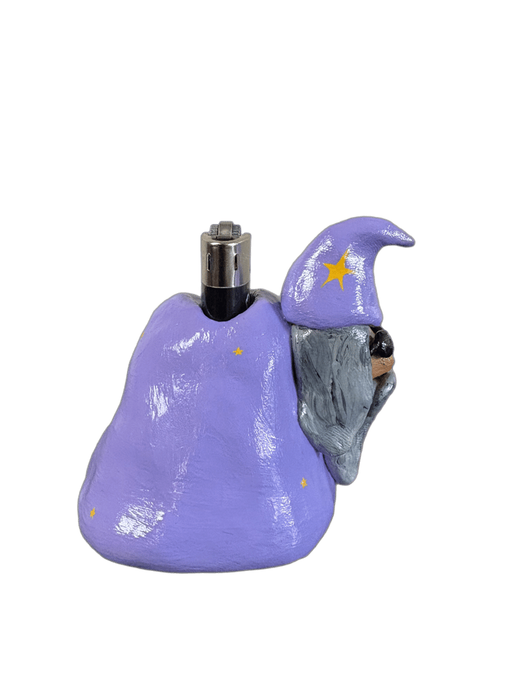 pale purple mini wizard lighter case