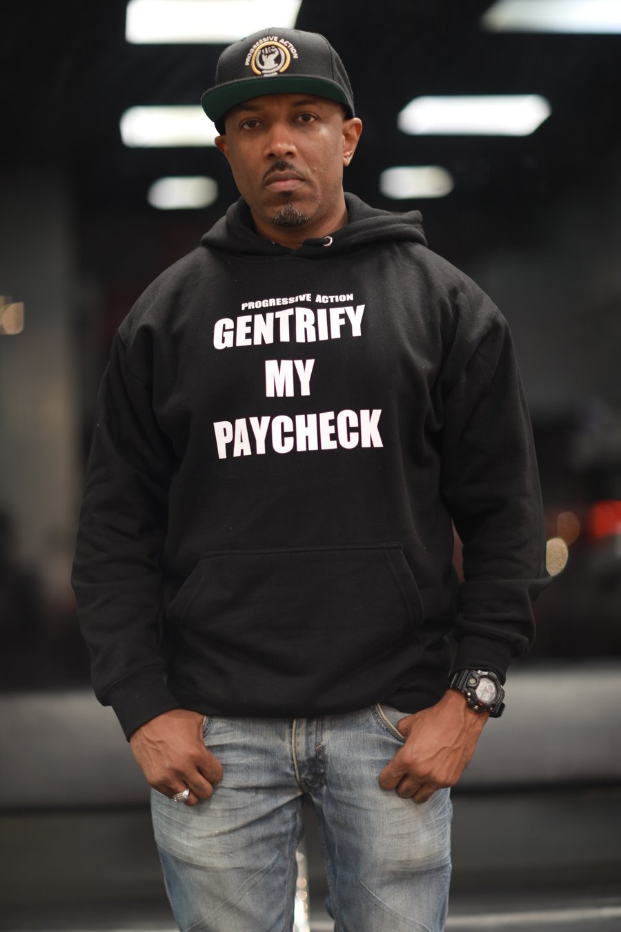 Image of Gentrify My Paycheck Hoodie (Preorder)
