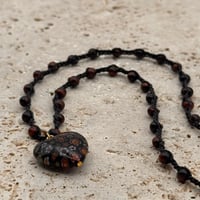 Image 1 of Glass Heart Necklace