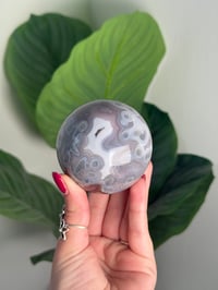 Image 1 of MOZAMBIQUE SWAZI AGATE SPHERE M