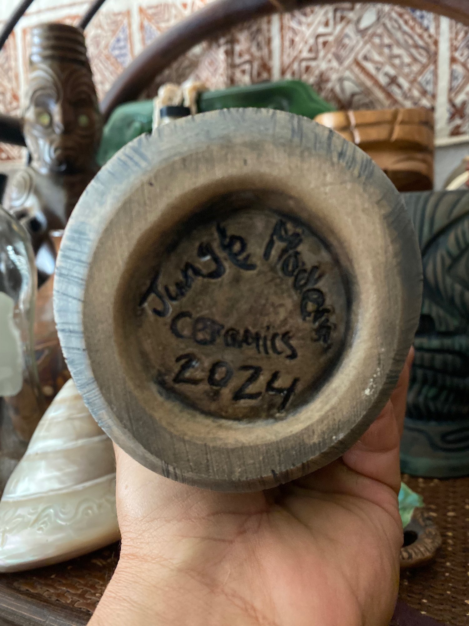 Image of Classic Woodgrain Marquesan Mug - 20 Oz - US Shipping Included