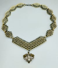 Image 4 of Queen Bee Honeycomb Necklace