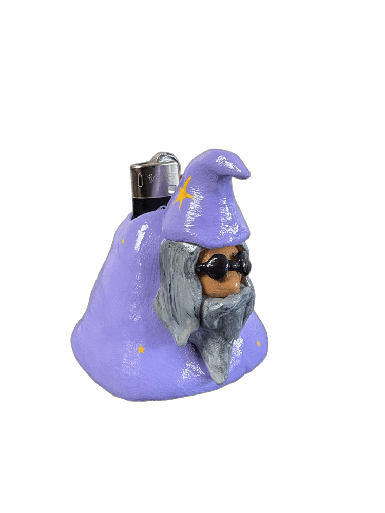 pale purple mini wizard lighter case