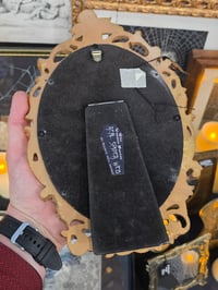 Image 3 of Beautiful 1800s Bible Page "Jesus"  Mirror piece - preserved web