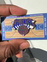 Image 1 of Knicks Flower Pin 