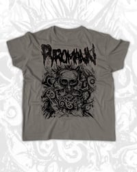 Pyromann skull T-Shirt grey