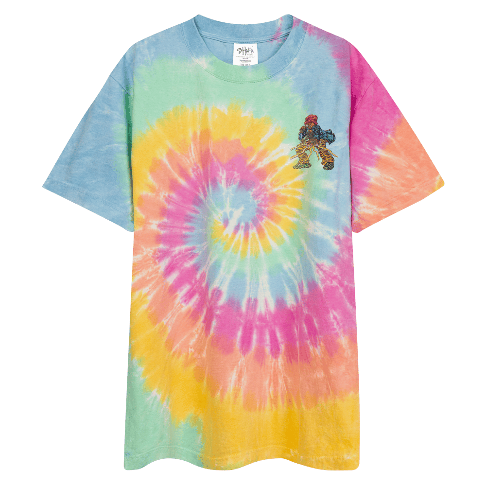 "AUDACI" SLO Tie-Dye Shirt [ART ILLUSTRATED BY GREGORY HAWKINS]