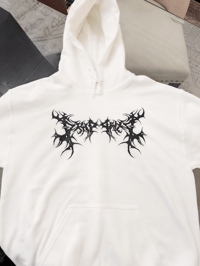 White Dripping Hoodie