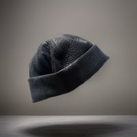 Image 3 of THE LEATHER BEANIE