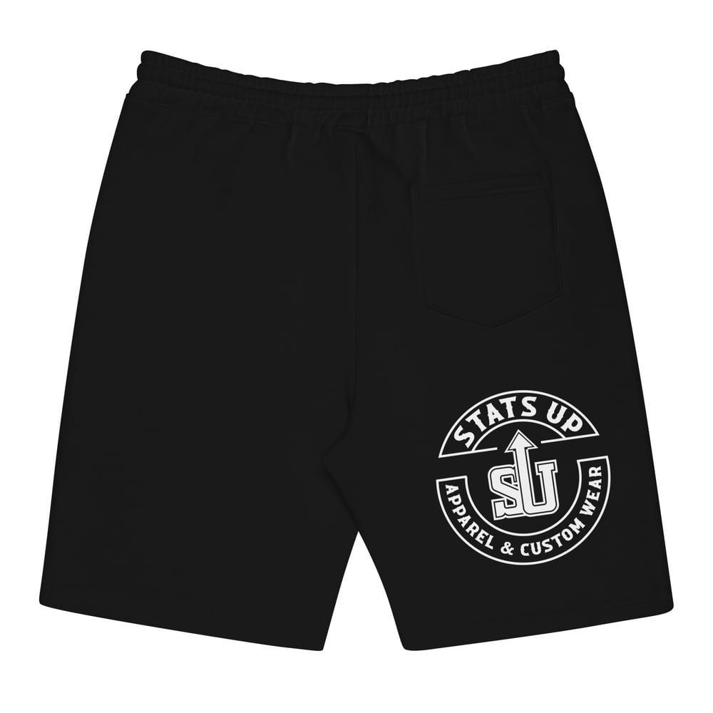 Image of Men's Fleece Shorts (White Logo)