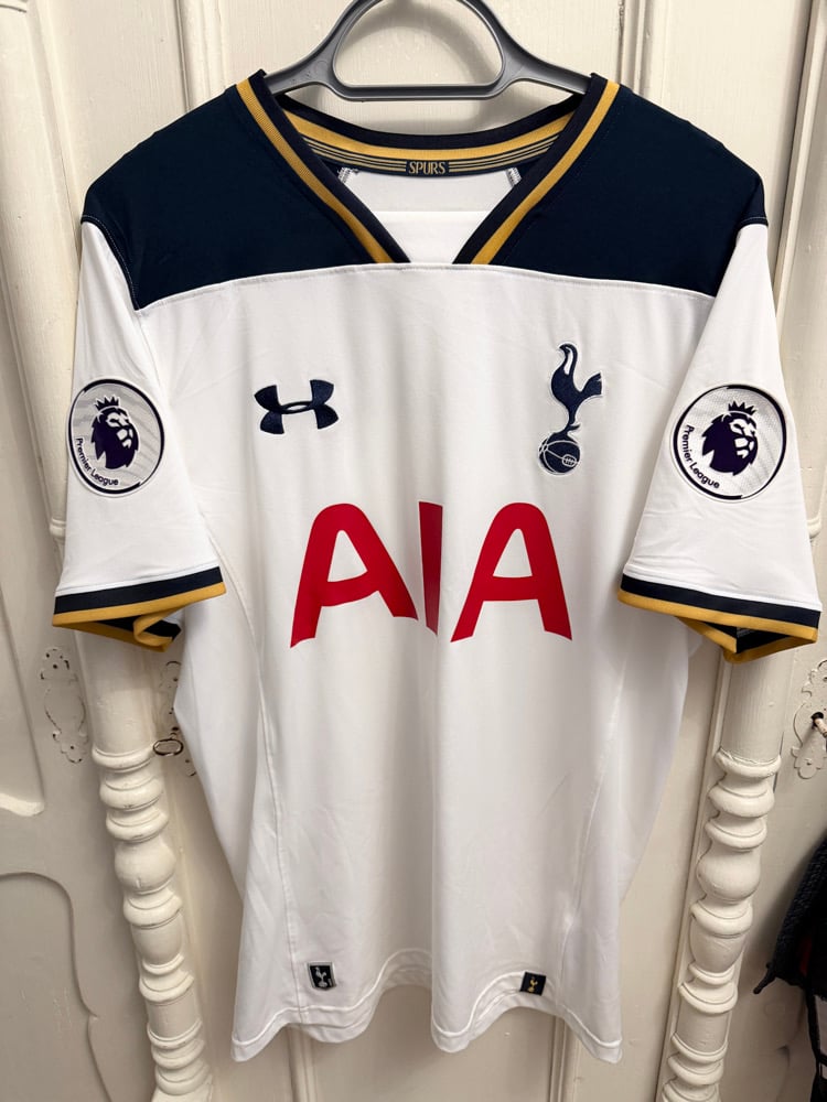 Image of Tottenham Hotspur “SON 7” 2016/17 Home Shirt + PL patches  (L)