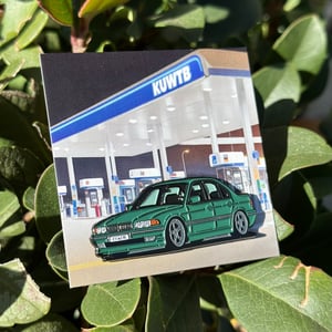 Image of KUWTB Kustoms E38 740i Vermont Green by @MyCarsMyWay