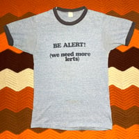 Image 2 of 1980s Be Alert Tee Sz Medium 