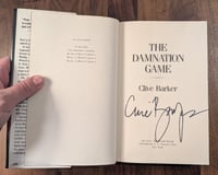 Image 4 of The Damnation Game - Clive Barker SIGNED