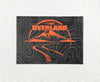 Team Overland Contour Map Decal