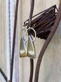 Image 1 of Sterling and Jasper Earrings
