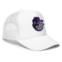 Image 5 of Tha O's "Bird Flu" Snapback Trucker (Purple Logo)