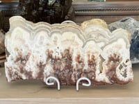 Image 2 of White Aragonite Polished Slab #2125