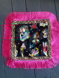 Image 2 of Leopard Pinup Girl Cushion Cover