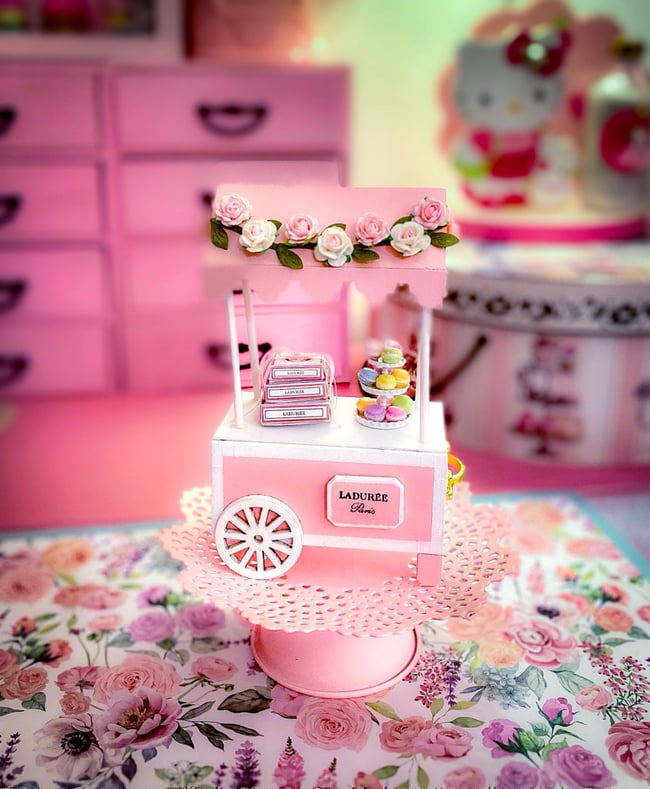 Mini Macaron Cart-Customizable