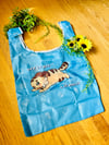 “Off to get a lil snack” Foldable Reusable Bag