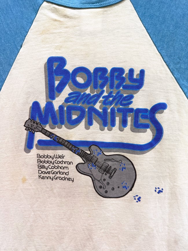Bobby & The Midnites 1982 Tour Raglan Shirt - Size M/SM
