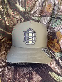 Image 3 of AB Monogram Logo - Olive Solid Polyester 