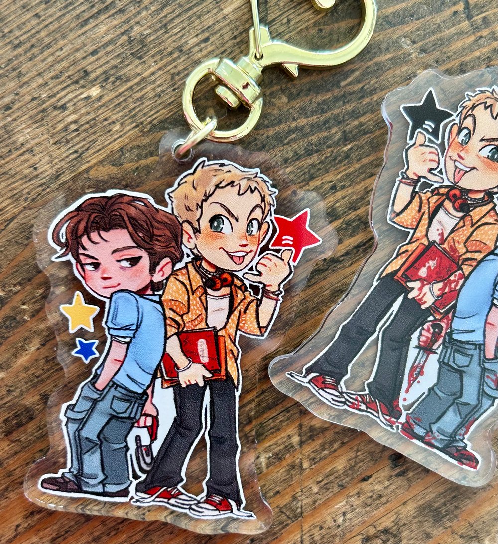Scr3am Billy & Stu 2.5 IN Double Sided Charm