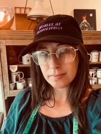 Image 3 of Vintage “Witness Me Respectfully” corduroy cap