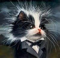 Image 1 of "Heathcliff" Original painting