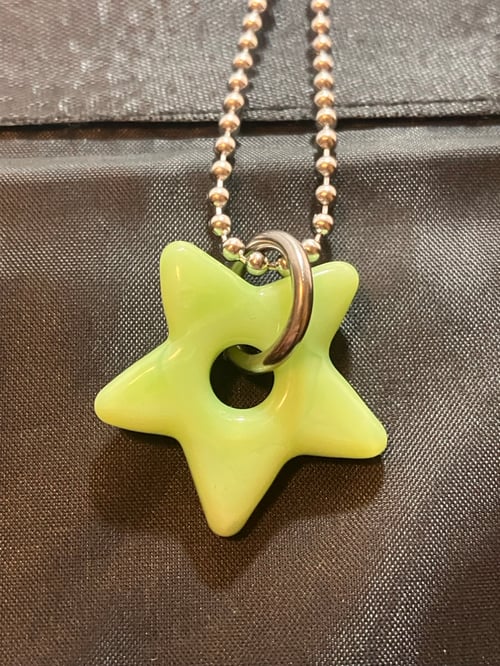 Image of mini milky green star