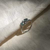 Image 4 of OPAL/BLUE FORM RING (Q)
