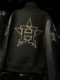Image 2 of Pro Standard Letterman Black Gold