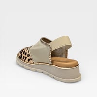 Image 5 of DJANGO & JULIETTE CARLENET LEOPARD CHAMPAGNE