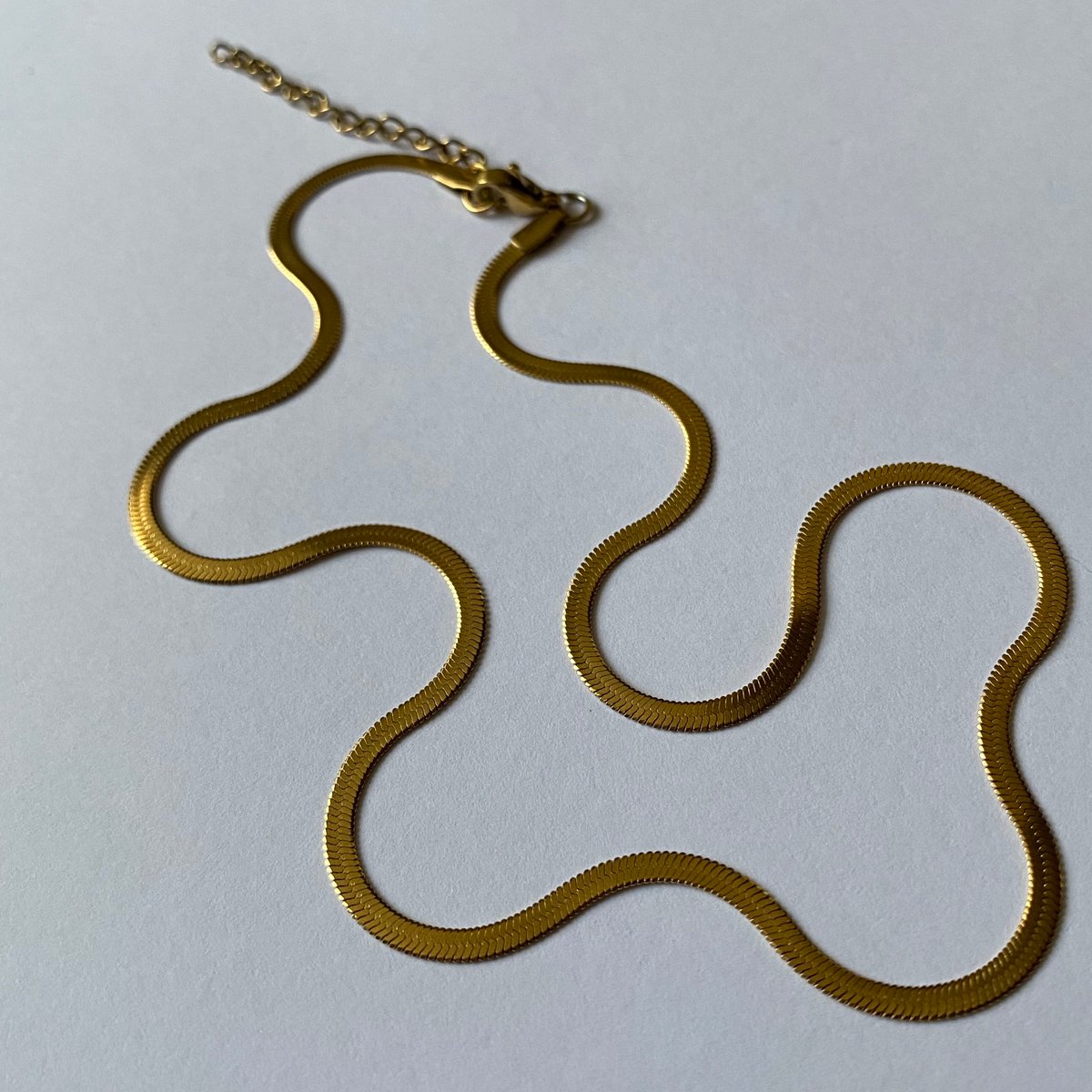 Image of Herringbone Chain │18k Gold Plated