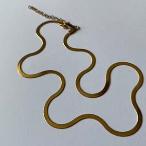 Image of Herringbone Chain │18k Gold Plated