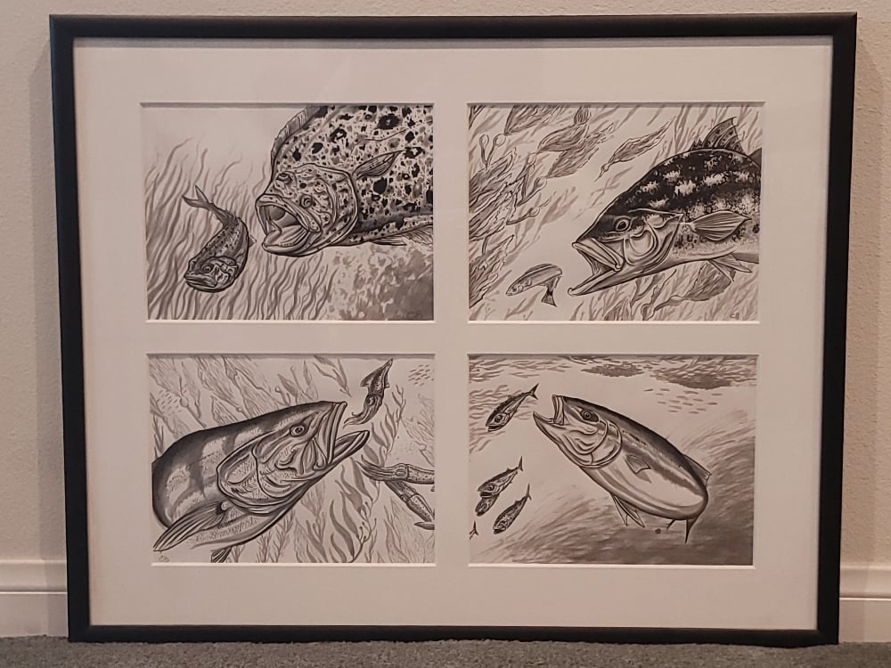 Image of Original waterbrush sketches