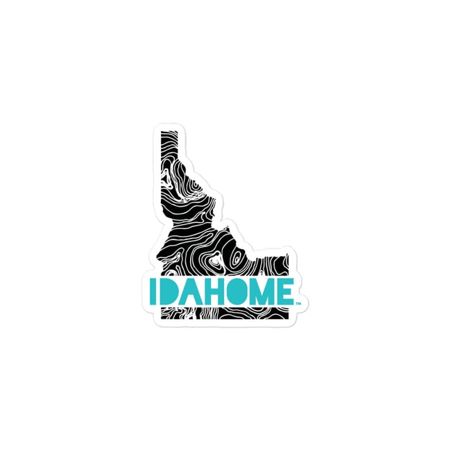 IDAHOME Topo Design 2-Color Bubble-free stickers