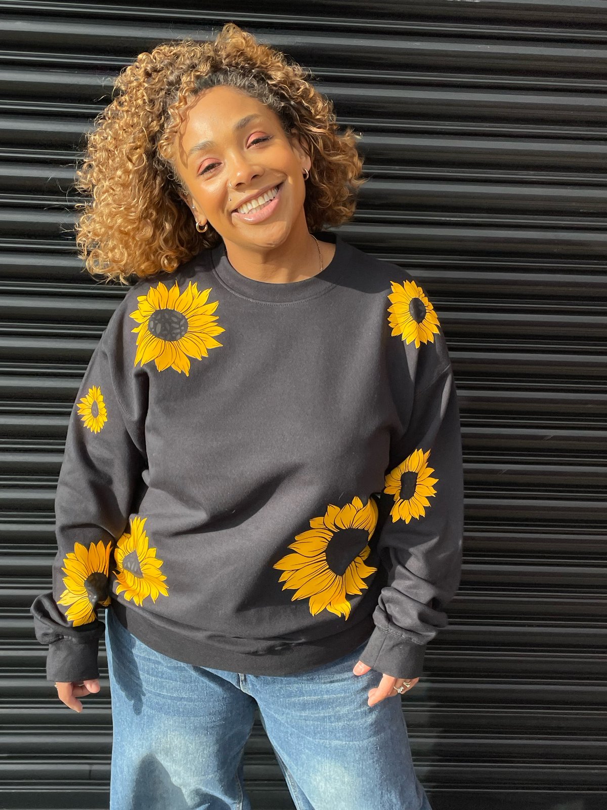 SALVADOR sunflower sweater hoodie adult Jilly s