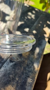 Image 4 of 24oz Clear Acrylic DoubleWall Pre-Drilled Tumbler 