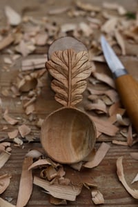 Image 4 of Oak leaf coffee Scoop,