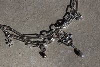 Image 3 of Silver Demon Lick Wrap Necklace